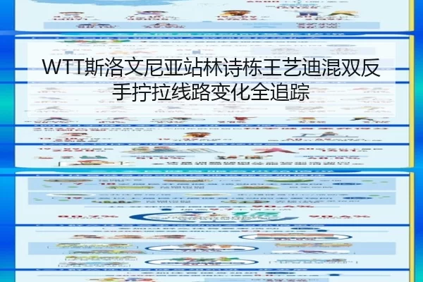 WTT斯洛文尼亚站林诗栋王艺迪混双反手拧拉线路变化全追踪